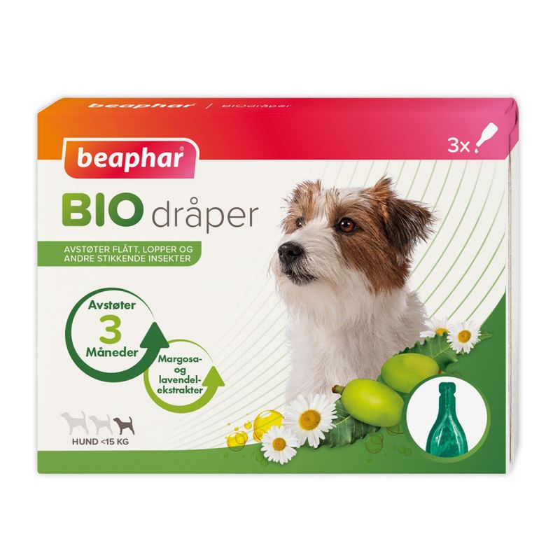 Beaphar Bio Dråper Hund <15kg